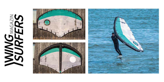 Test Report - Wing Ding V4 5.0m² by Wingsurfers Magazin