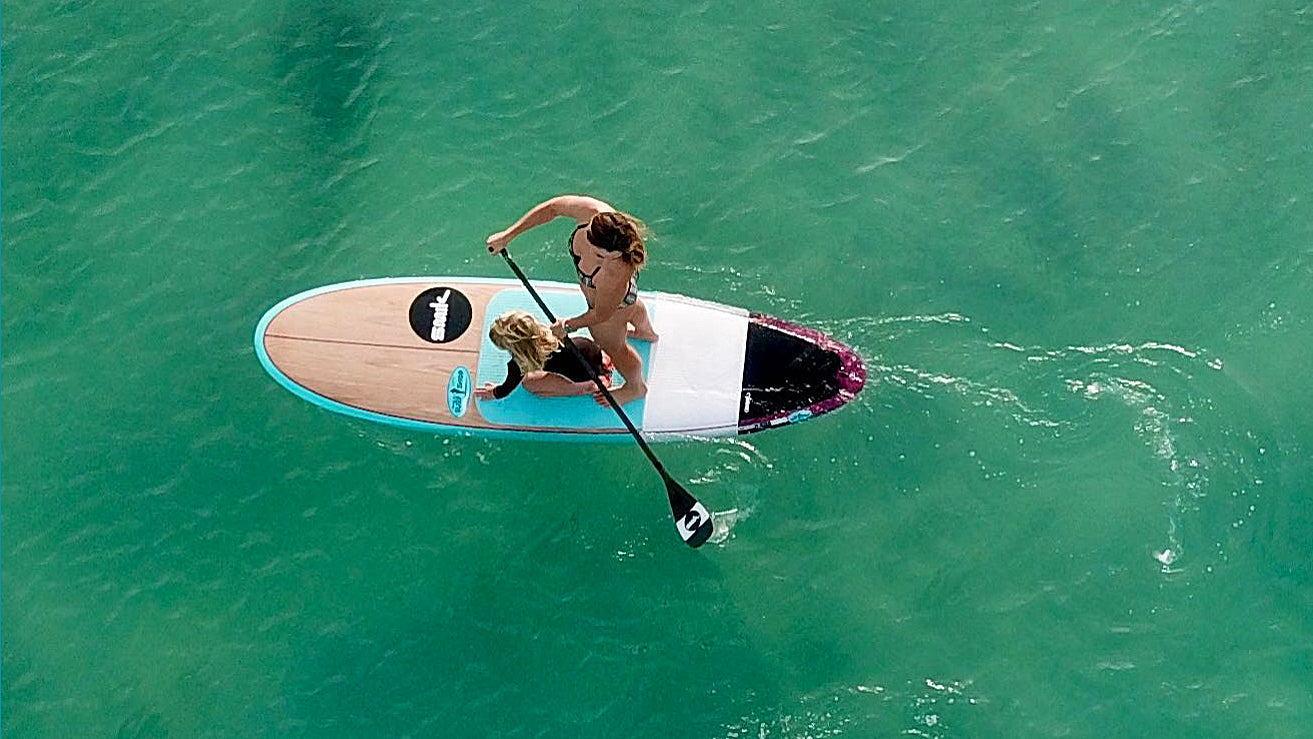 SMIK SUP Esea Rider Wood Flatwater Paddle
