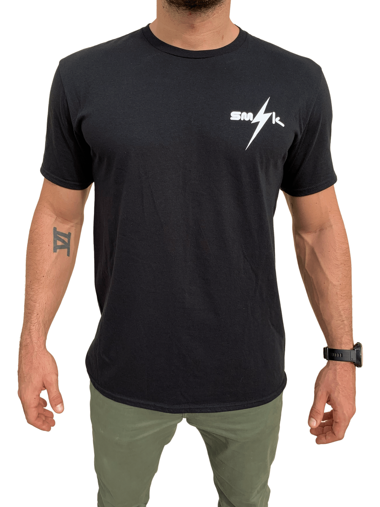 SMIK Cotton T-Shirt Black Lightning Apparel